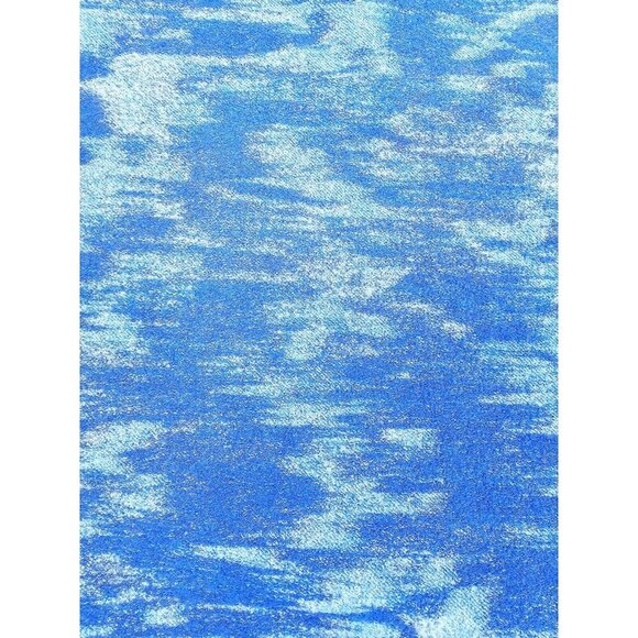 Lululemon Size Medium Mens Blue Camo Surge Warm 1/2 Zip Pocket Thumb Slot Nwt - Picture 9 of 13